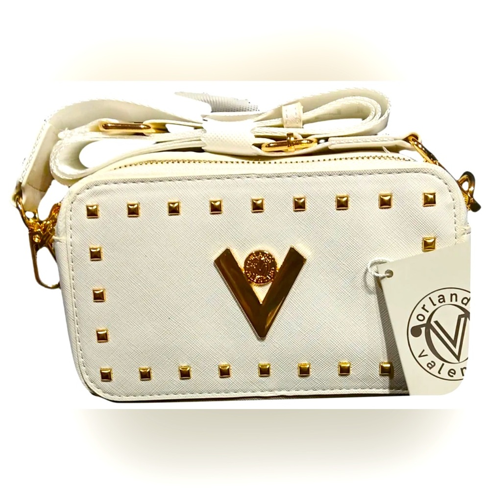 COPY - Valentino Orlandi NWT Vegan White and Gold Women's Bag